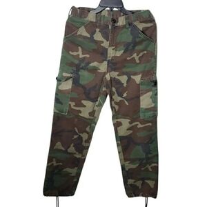 LIBERTY Vintage Woodland Camouflage Cargo Pants | Unisex Small